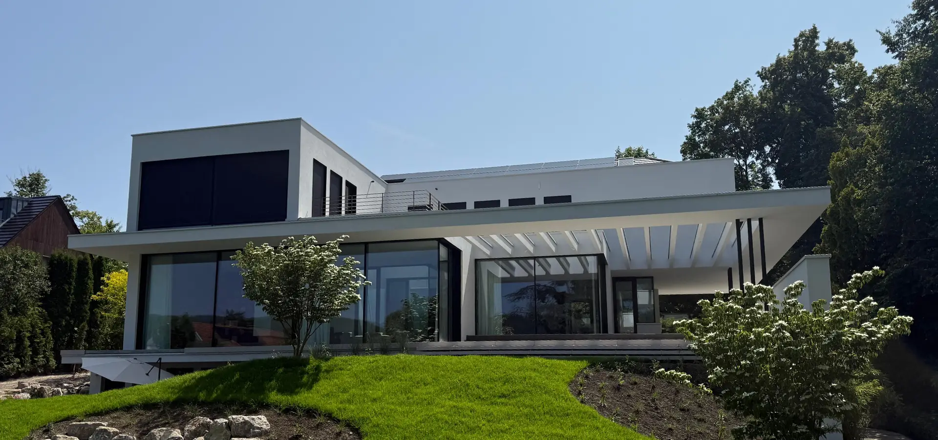 Einfamilienhaus in Königstein mit neu gestalteter Fassade