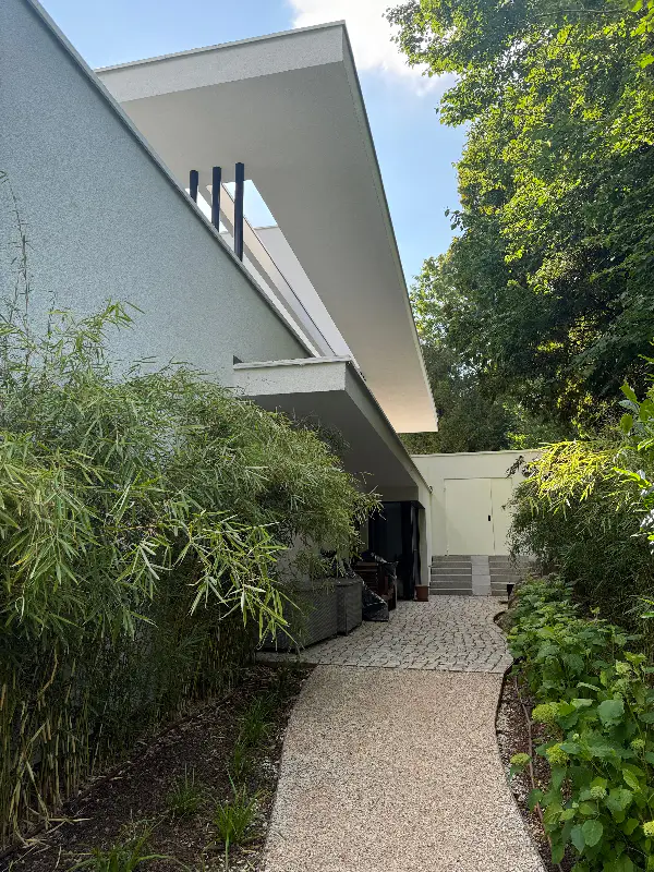 Detailaufnahme der hochwertigen Fassadenbeschichtung