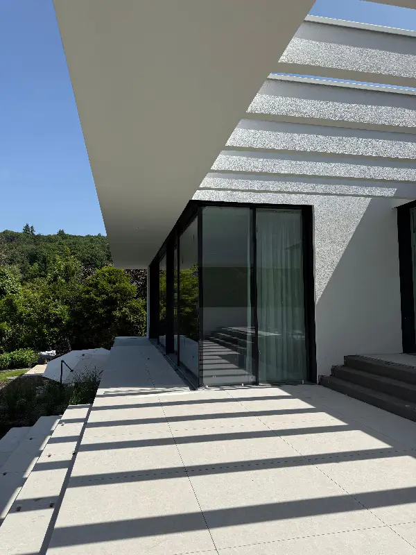 Perspektivische Ansicht der 1.000 Quadratmeter Fassadenfläche